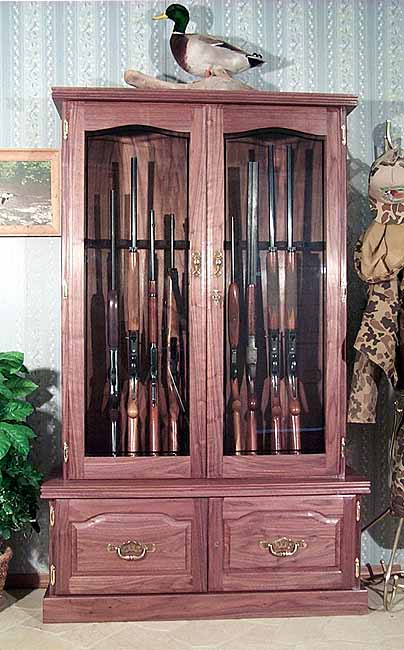 wooden gun cabinets plans for free